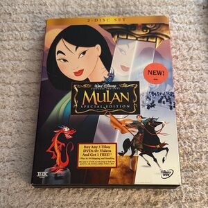 Disney Mulan Special Edition with Gold and Red Accents